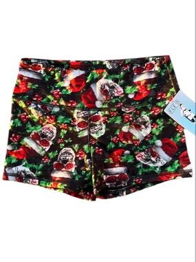 NWT Rare Fleo Evil Santa Shorts Size Large